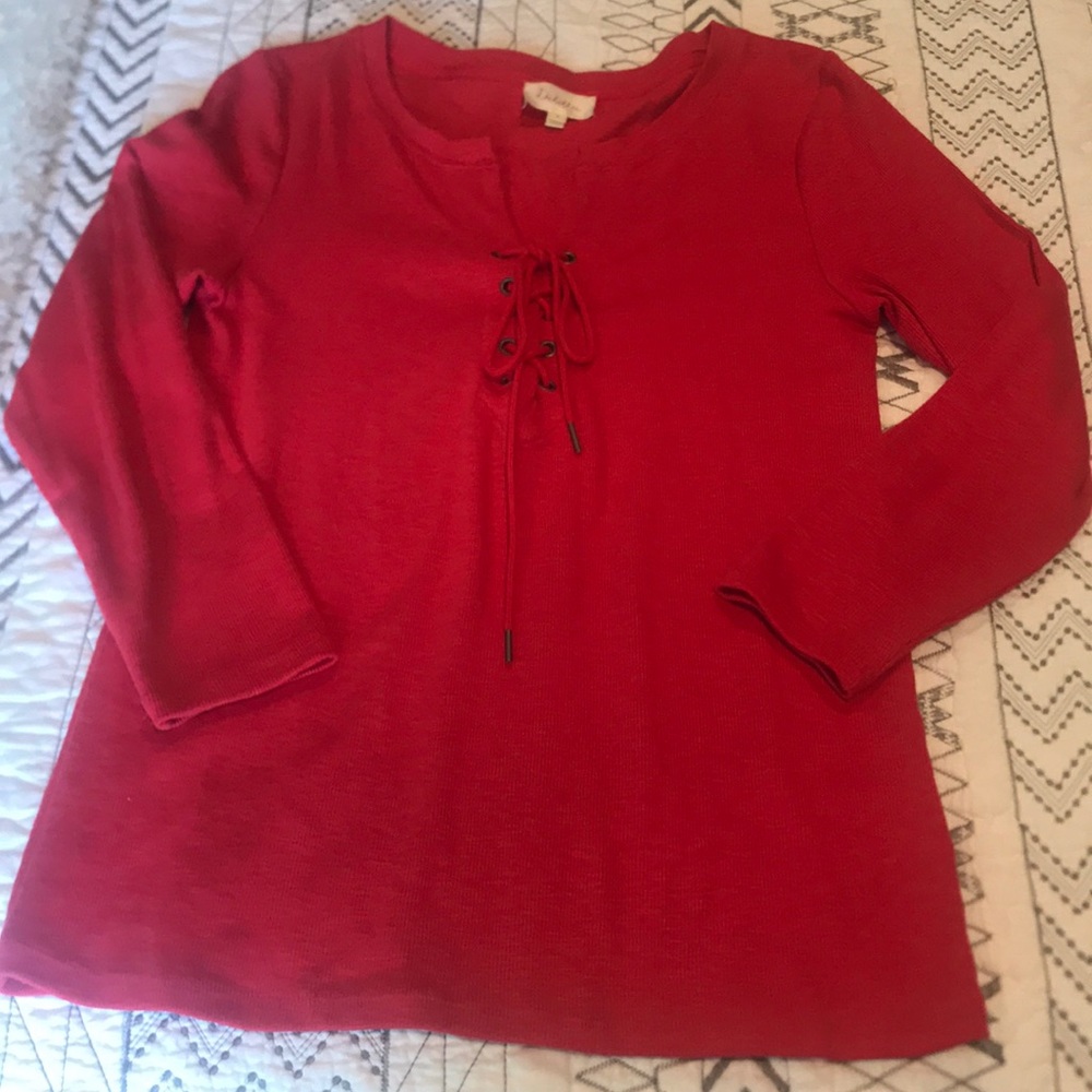 Anthropologie red top